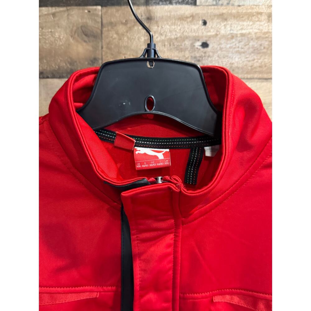 Puma x Scuderia Ferrari Men's Red Full-Zip Track Jacket - Size XXL - Picture 2 of 7